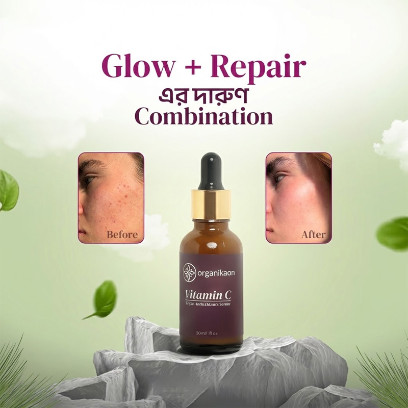 Picture of Organikaon Vitamin C Serum (Triple Antioxidants) 30ml