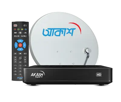 Picture of AKASH HD Connection with 6 Months Package + 1 Months Free (Total 7 Months Subscription) – Free Installation & Delivery – 60+ HD Channels