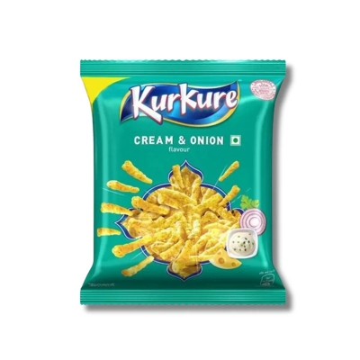 Picture of Kurkure Cream & Onion Chips 31g ±6gm