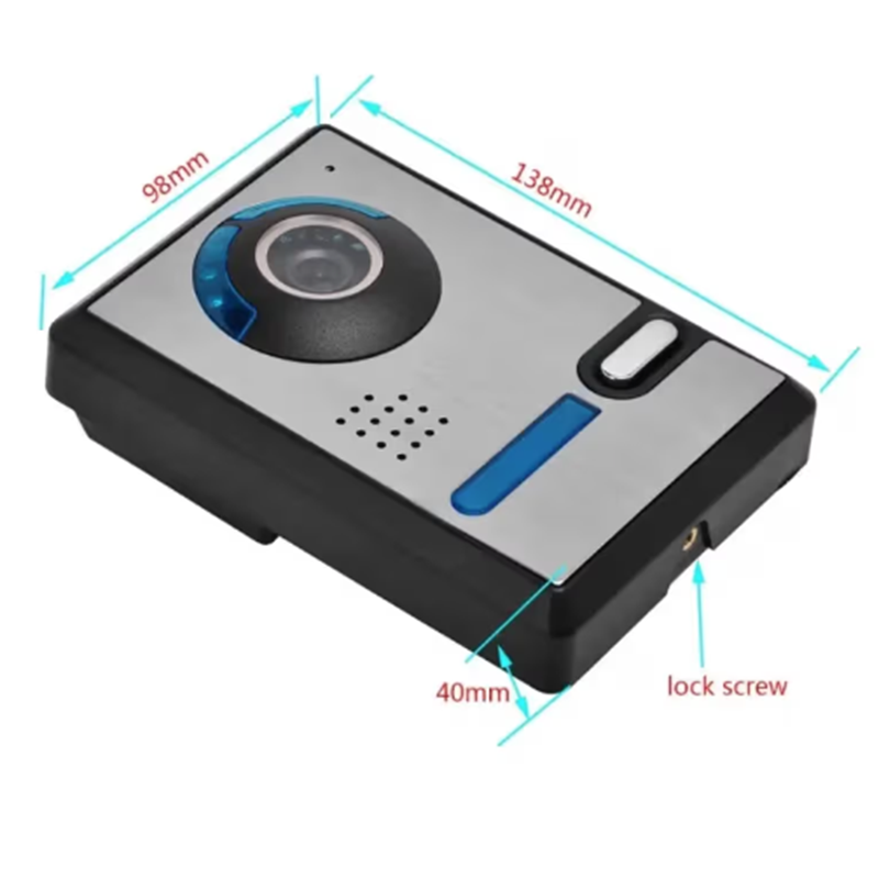 Picture of Video Intercom Monitor Door phone System Video Doorbell Phone with 7" Display