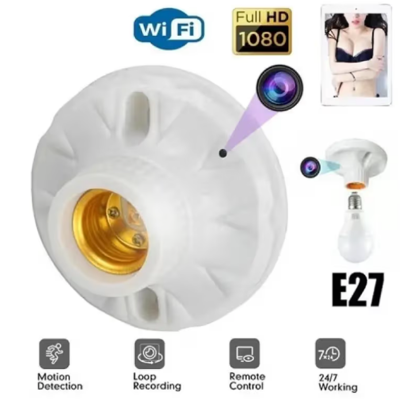 Picture of Bulb Socket Wifi IP Camera Bulb Holder IP Camera Live Security CCTV Camera Like A Mini Camera