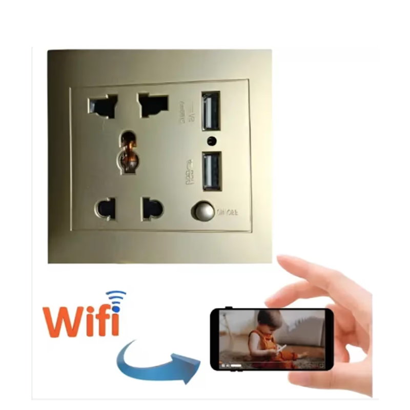 Picture of Wifi Wall Socket Camera WiFi Mini Socket IP Camera