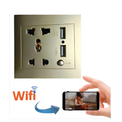 Picture of Wifi Wall Socket Camera WiFi Mini Socket IP Camera