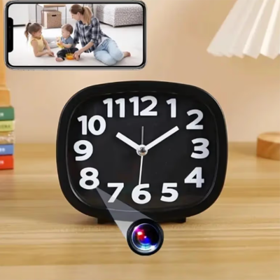 Picture of WIFI Desk Alarm Clock IP Camera for Home Security
