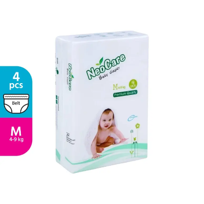 Picture of Neocare Baby Diaper M-4pcs (4-9 kg)