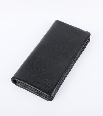 Picture of Black Executive Genuine Leather Long Wallet Genuine Leather