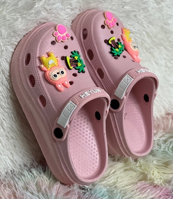 Picture of New Premium EVA Thick-Sole Comfort Lightweight Soft Cushion Slip-On Shoes Clogs Sandals with Cute Decorative Charms