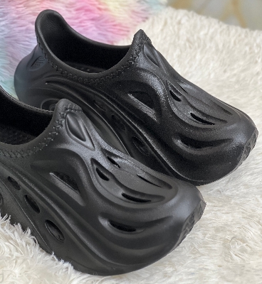 Picture of Mens NexWave Foam Motion Breathable Comfortable Outdoor Beach Crocs Clogs Shoes Sandal Black