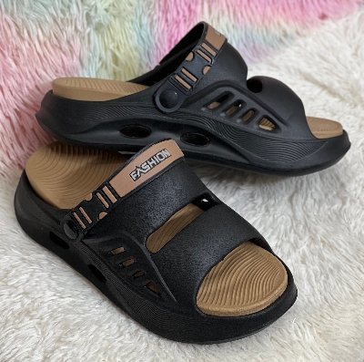 Picture of Mens New Open-Toe Dual-Strap Chunky Double Parted Sole EVA Comfort Sandal