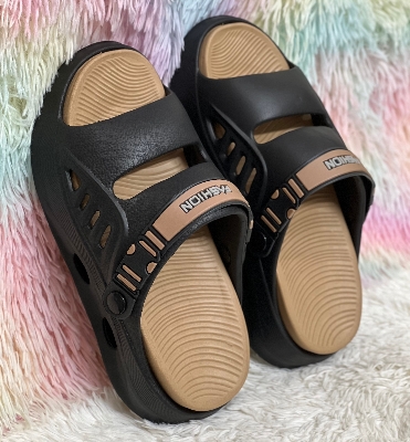 Picture of Mens New Open-Toe Dual-Strap Chunky Double Parted Sole EVA Comfort Sandal