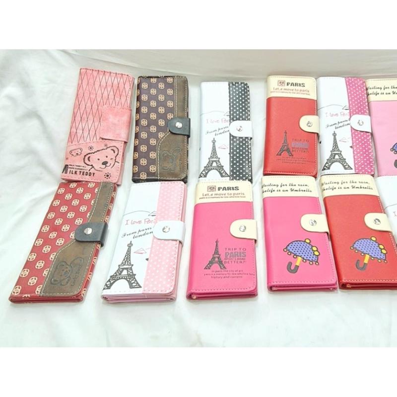 Picture of Wholesale slim Design Lady Long Capacity Messenger Cell Phone Wallet Bag Ladies Purse