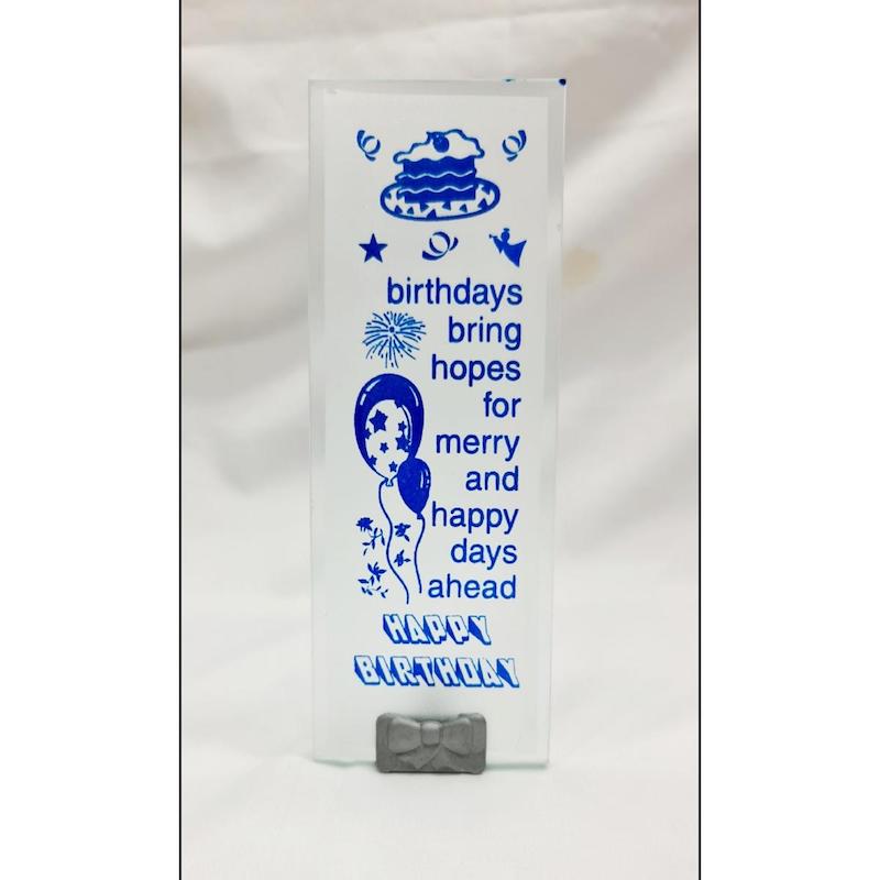 Picture of Unique happy birthday showpiece