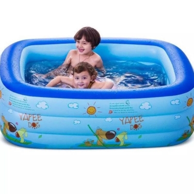 Picture of Toy (4.5 Feet /3 Feet) Kids Baby Children lInflatable Swimming Pool Bath Tub Portable Outdoor Summer Water Fun Play