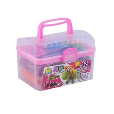 Picture of Tiffin Box with Clay Toy - Pink