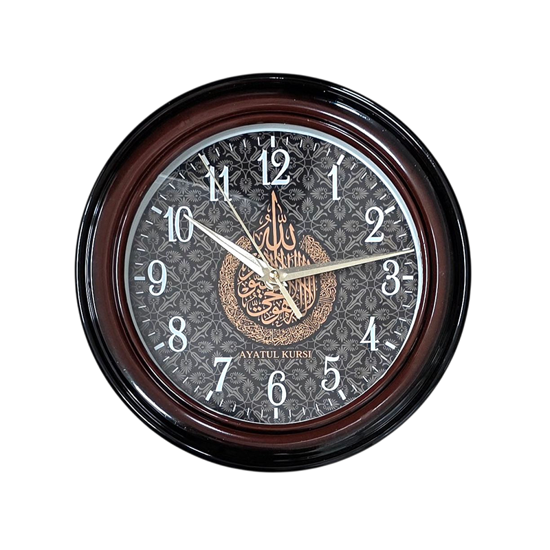 Picture of stylish wall clock Islamic wall clock Allah Muhammad Mecca Madina writing wall clock dealing wall clock