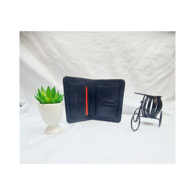 Picture of Smart Premium Leather Wallet Black best quality jents pocket walet primium quality