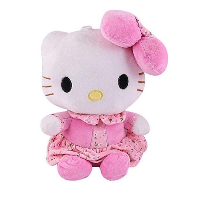 Picture of Woolen Stuffed Toys - White and Pink
