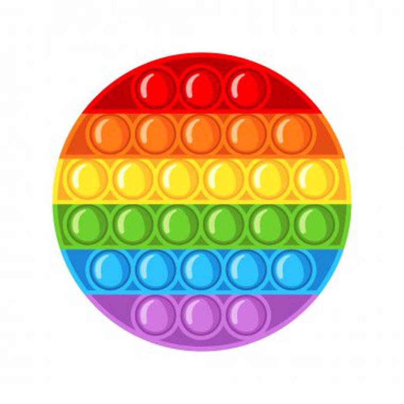 Picture of Rainbow Butterfly pop it toy | Butterfly Popet toy at low price