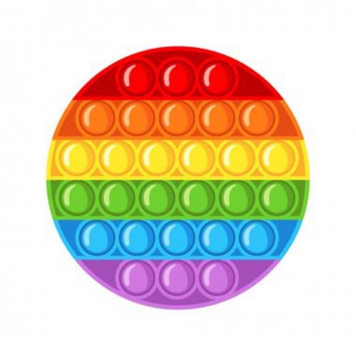 Picture of Rainbow Butterfly pop it toy | Butterfly Popet toy at low price