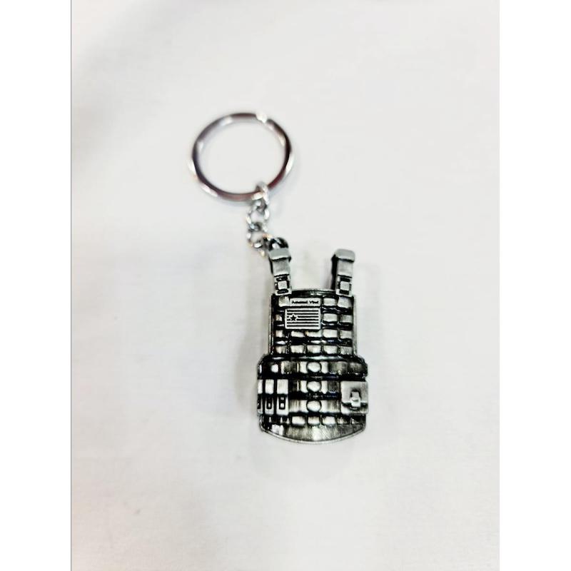Picture of PUBG Game  Playerunknown's Battlegrounds Pan Keychain Alloy playerunknowns Pendant Keyring Eat Chicken Fans Gift