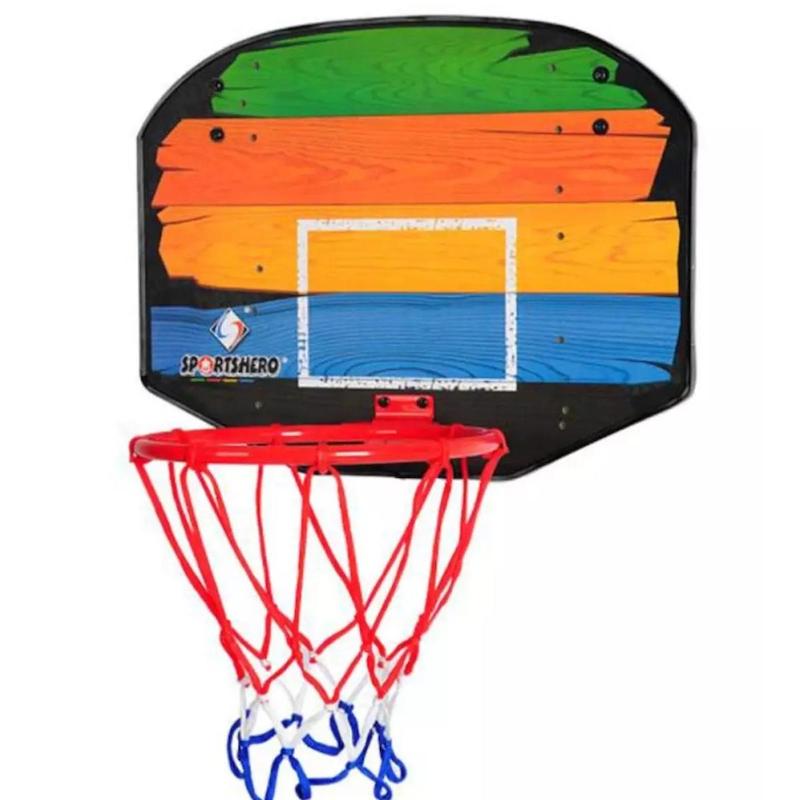 Picture of professional Basket ball & Basket ring, Basket net set with ball Combo big size