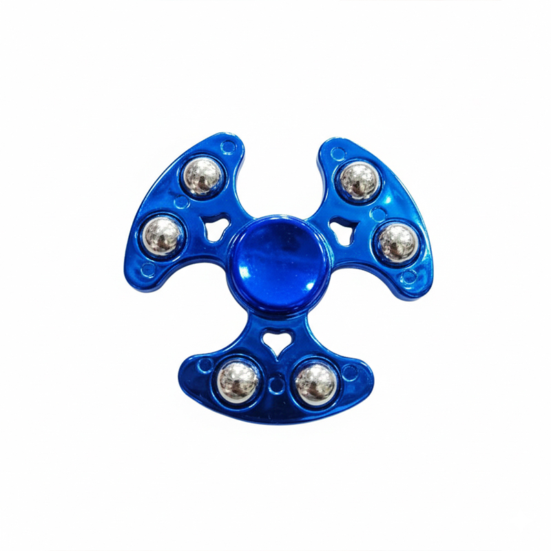 Picture of Product details of metal Fidget Spinner Stress Reducer Toy - Black