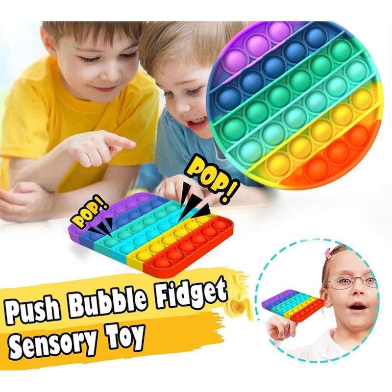 Picture of popid size16cm Push Pop Bubble Fidget Sensory Toy Special Needs Stress Reliever Silicone Stress Reliever Toy Squeezes Sensory Toys