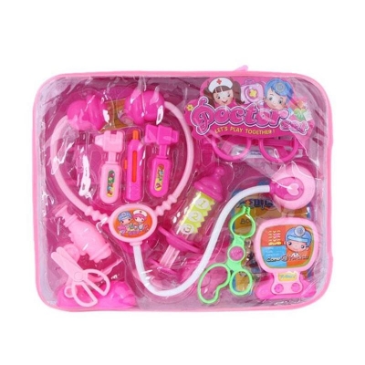 Picture of Plastic Toy Doctors Set - Pink