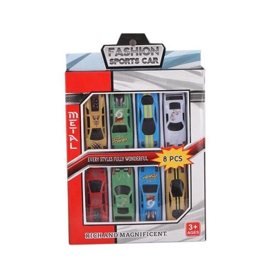 Picture of Plastic Sports Car Toy for Kids - Multi Color