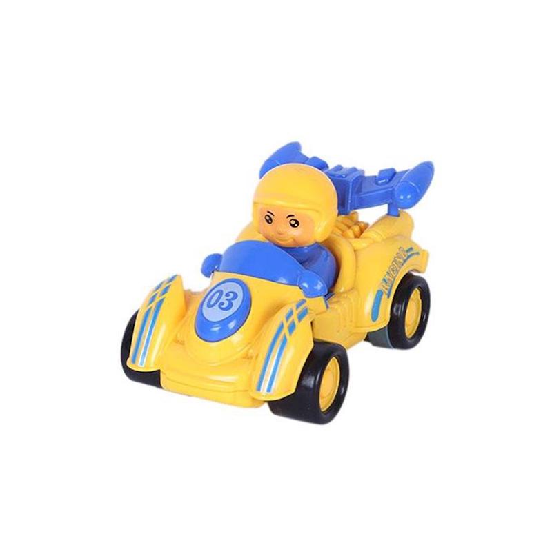 Picture of Plastic Sports Car - Yellow and Blue