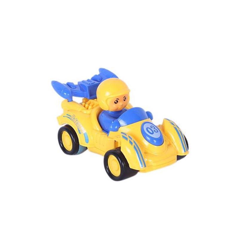 Picture of Plastic Sports Car - Yellow and Blue