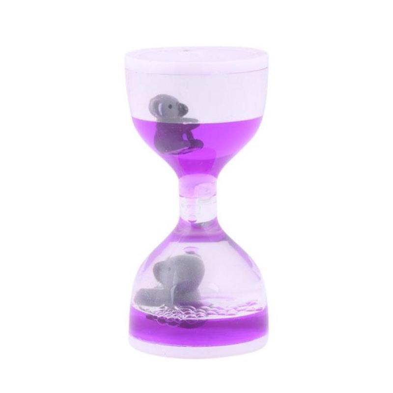Picture of Plastic Hour Glass Timer - White and Magenta
