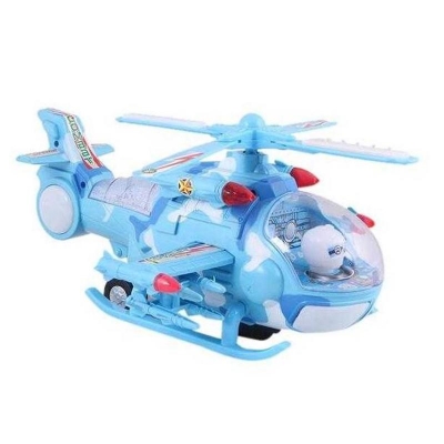 Picture of Plastic Helicopter For Kids - Blue