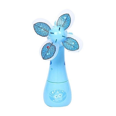 Picture of Plastic Hand Operated Toy Fan - Sky Blue
