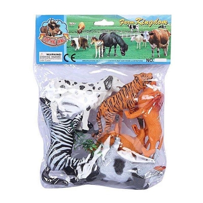 Picture of Plastic Farm kingdom Animal Toy Set - Multi Color