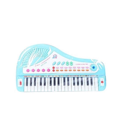 Picture of Plastic Electronic Piano - White and Sky Blue