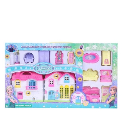 Picture of Plastic Doll House For Girls - Multicolor