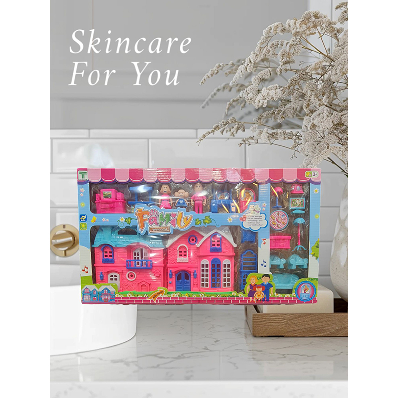 Picture of Plastic Doll Home For Kids - Pink