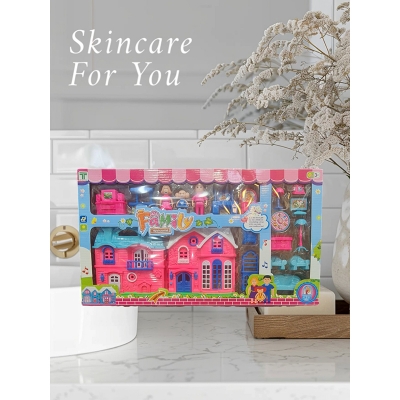 Picture of Plastic Doll Home For Kids - Pink