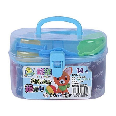 Picture of Plastic Crystal Clay Soft Plasticine Toy - Multi Color