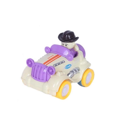 Picture of Plastic Car - Off White and Violet