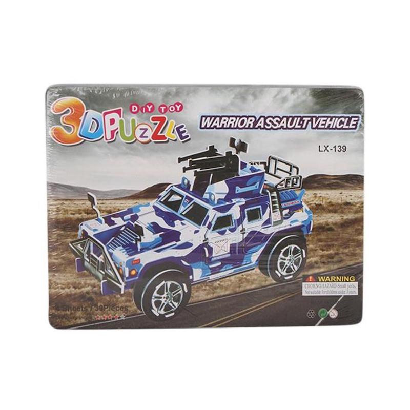 Picture of Plastic 3D Puzzle For Kids - Blue