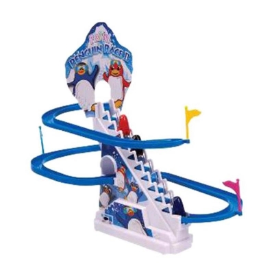 Picture of Penguin Slide With Music - White and Blue