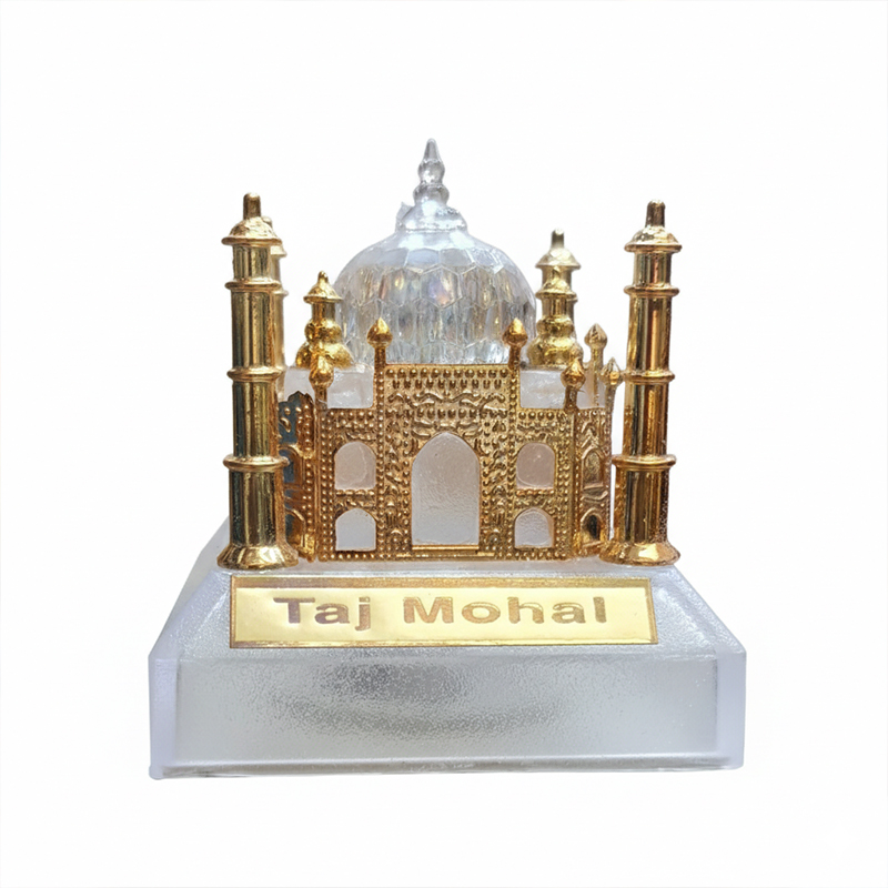 Picture of new Taj Mahal Collectible plastic fibre& for state colour Taj Mahal Showpiece, Medium, Multicolour