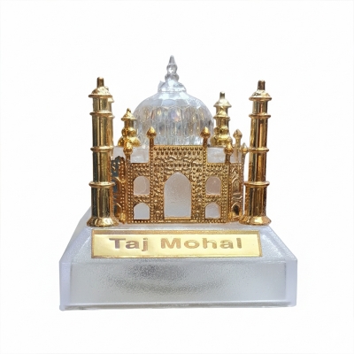 Picture of new Taj Mahal Collectible plastic fibre& for state colour Taj Mahal Showpiece, Medium, Multicolour