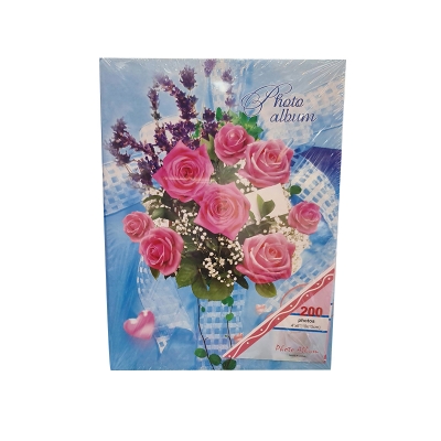 Picture of New flower  photo album 200 pcs 4R    Picture Organizer Wedding Memory Books Box  Album Kids Gift , Birthday gift album, Photo Storage Case 200 Image Memory Scrapbook Gift