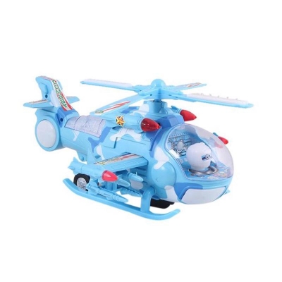 Picture of Musical Force Helicopter Toy - Sky Blue