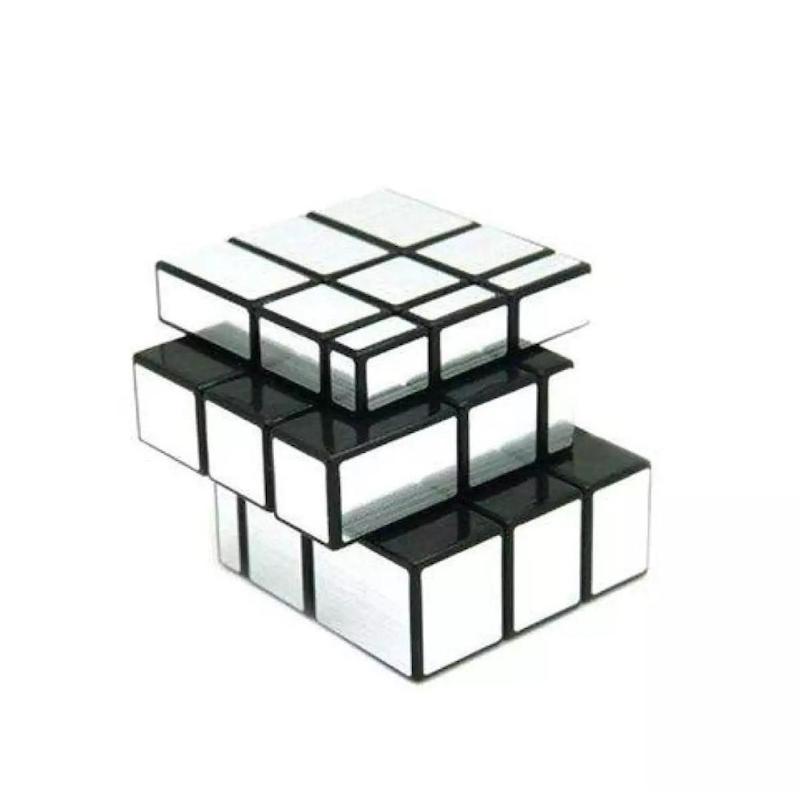 Picture of Mirror Block Rubik'S Cube Puzzel - White And Black