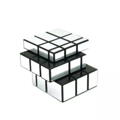 Picture of Mirror Block Rubik'S Cube Puzzel - White And Black