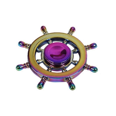 Picture of Metal Spinner - Purple and Golden